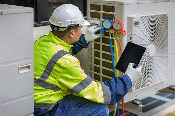 Professional Hvac technician working in West Townsend, MA